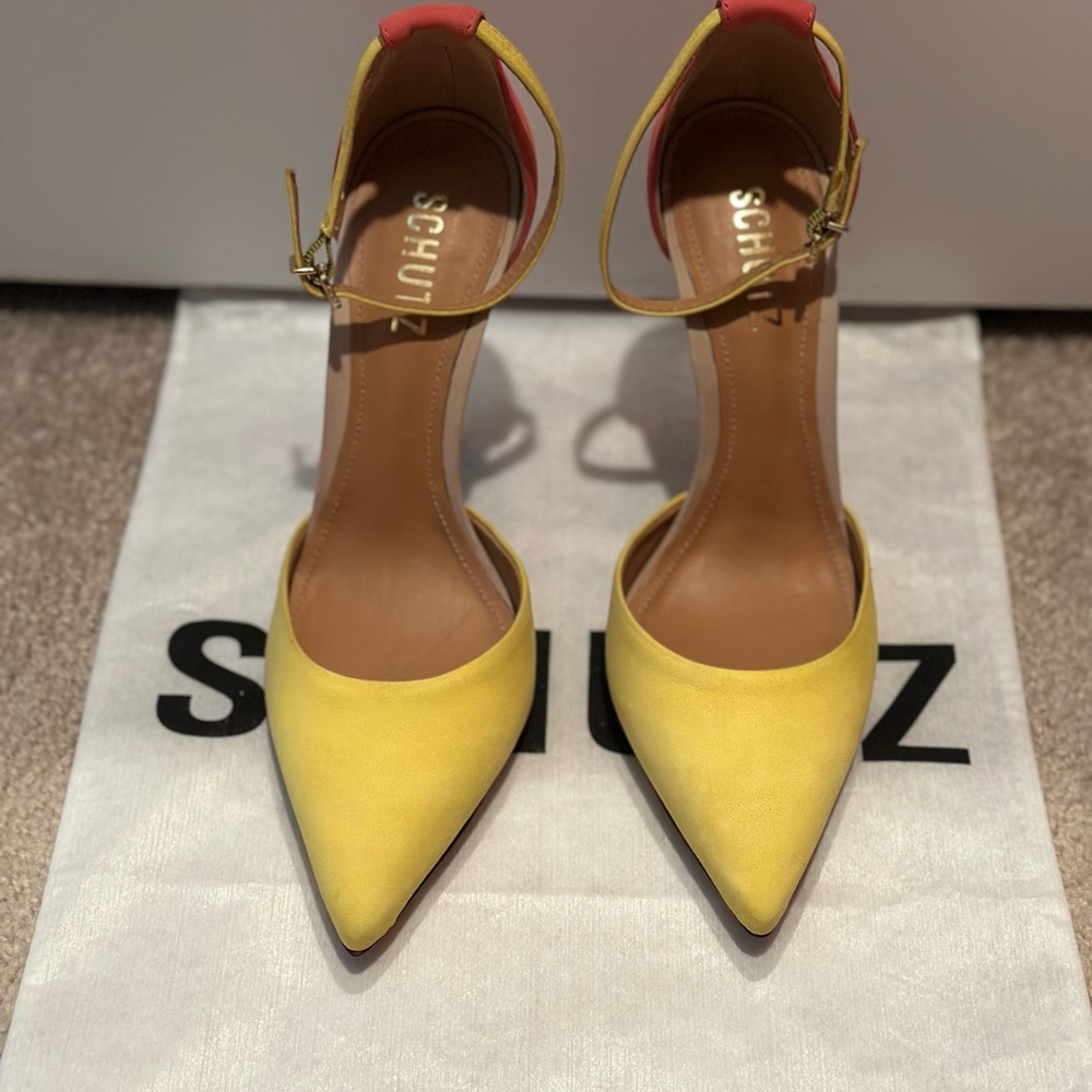 NWT! SCHUTZ Colorblock Women's Heels